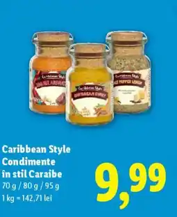 Lidl Caribbean Style Condimente în stil Caraibe Ofertă