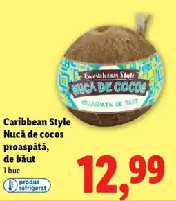 Lidl Caribbean Style Nucă de cocos proaspǎtǎ, de băut Ofertă