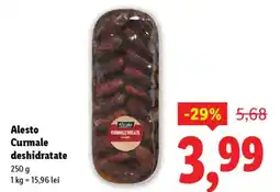 Lidl Alesto Curmale deshidratate Ofertă