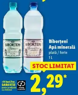 Lidl Biborţeni Apă minerală Ofertă