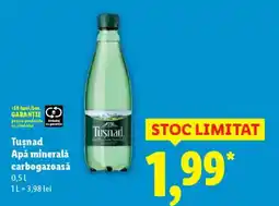 Lidl Tusnad Apă minerală carbogazoasă Ofertă