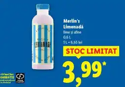 Lidl Merlin's Limonadǎ Ofertă