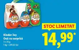 Lidl Kinder Joy Ouǎ cu surpriză Ofertă