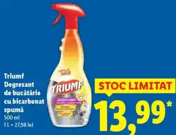 Lidl Triumf Degresant de bucătărie cu bicarbonat spumă Ofertă