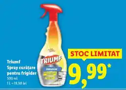 Lidl Triumf Spray curățare pentru frigider Ofertă