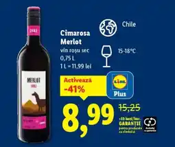 Lidl Cimarosa Merlot Ofertă