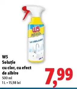 Lidl W5 Soluţie cu clor, cu efect de albire Ofertă