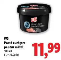 Lidl W5 Pastă curățare pentru mâini Ofertă