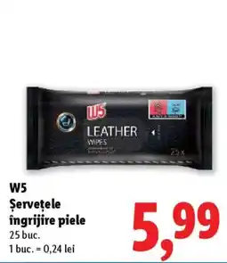 Lidl W5 Şerveţele ingrijire piele Ofertă