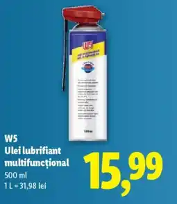 Lidl W5 Ulei lubrifiant multifuncțional Ofertă