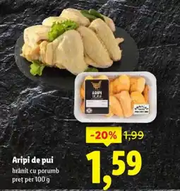 Lidl Aripi de pui Ofertă