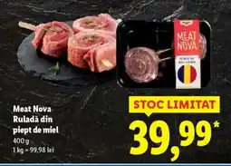 Lidl Meat Nova Ruladă din piept de miel Ofertă