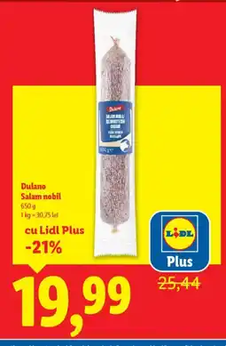 Lidl Dulano Salam nobil Ofertă