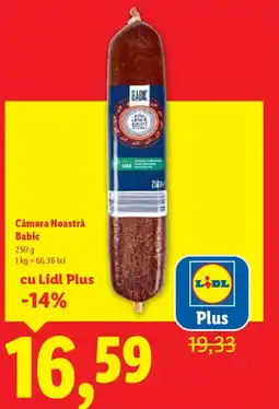 Lidl Cǎmara Noastră Babic Ofertă
