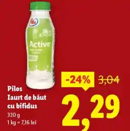 Lidl Pilos Iaurt de băut cu bifidus Ofertă