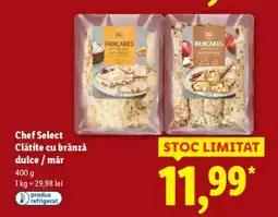 Lidl Chef Select Clătite cu brânză dulce / măr Ofertă