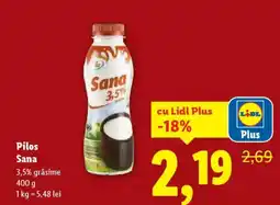 Lidl Pilos Sana Ofertă
