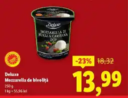 Lidl Deluxe Mozzarella de bivoliță Ofertă
