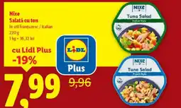 Lidl Nixe Salată cu ton Ofertă