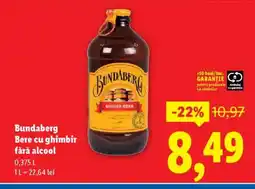 Lidl Bundaberg Bere cu ghimbir fără alcool Ofertă