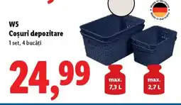 Lidl W5 Coşuri depozitare Ofertă