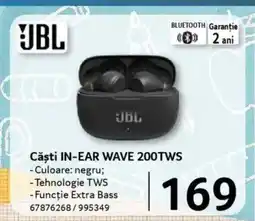 Selgros JBL Căşti IN-EAR WAVE 200TWS Ofertă