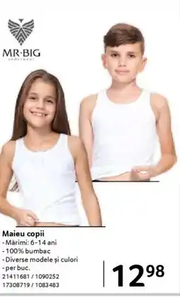 Selgros Maieu copii Ofertă