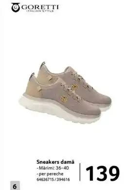 Selgros Sneakers damă Ofertă