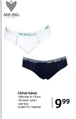 Selgros Chiloţi băieți Ofertă