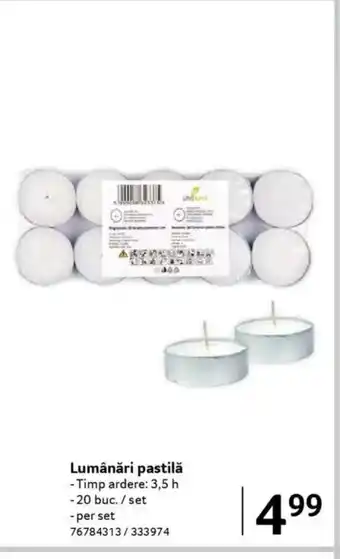 Selgros Lumânări pastilǎ Ofertă