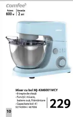 Selgros Mixer cu bol MJ-KM6001 WCY Ofertă