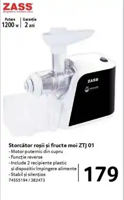 Selgros ZASS Storcător roșii și fructe moi ZTJ 01 Ofertă