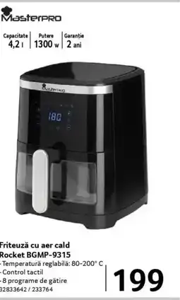 Selgros Friteuză cu aer cald Rocket BGMP-9315 Ofertă
