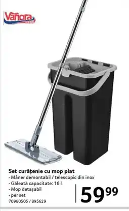 Selgros Set curățenie cu mop plat Ofertă