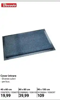 Selgros Covor intrare Ofertă