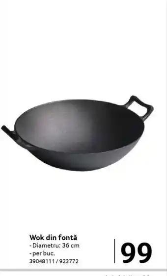 Selgros Wok din fontǎ Ofertă