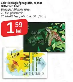 Supeco Caiet biologie/geografie, capsat DIAMOND LINE Ofertă