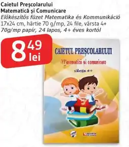 Supeco Caietul Preșcolarului Matematică şi Comunicare Ofertă