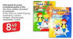 Supeco Caiet special de scriere, cu elemente grafice și cifre Ofertă
