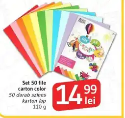 Supeco Set 50 file carton color Ofertă