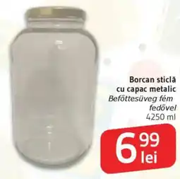 Supeco Borcan sticlă cu capac metalic Ofertă