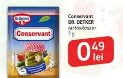 Supeco Conservant DR. OETKER Ofertă