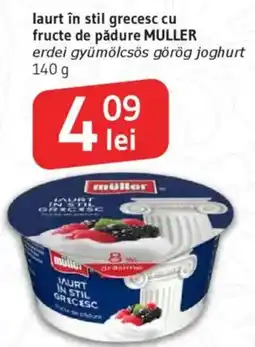 Supeco laurt în stil grecesc cu fructe de pădure MULLER Ofertă