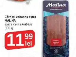 Supeco Cârnaţi cabanos extra MALINA Ofertă