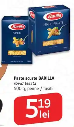Supeco Paste scurte BARILLA Ofertă