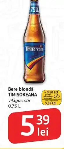 Supeco Bere blondǎ TIMIŞOREANA Ofertă