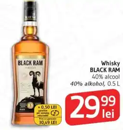 Supeco Whisky BLACK RAM Ofertă