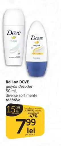 Supeco Roll-on DOVE Ofertă