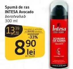 Supeco Spumă de ras INTESA Avocado Ofertă