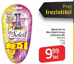 Supeco Aparat de ras Miss Soleil Colour Collection BIC Ofertă